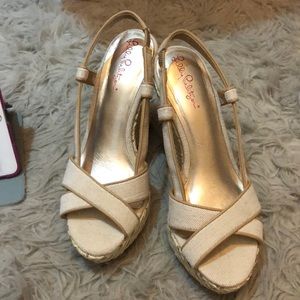 Lilly Pulitzer sandal wedges, perfect for Spring!
